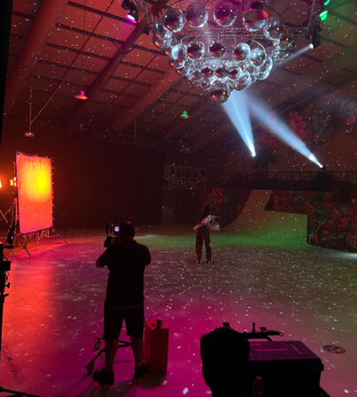 Skating for artists and production companies.